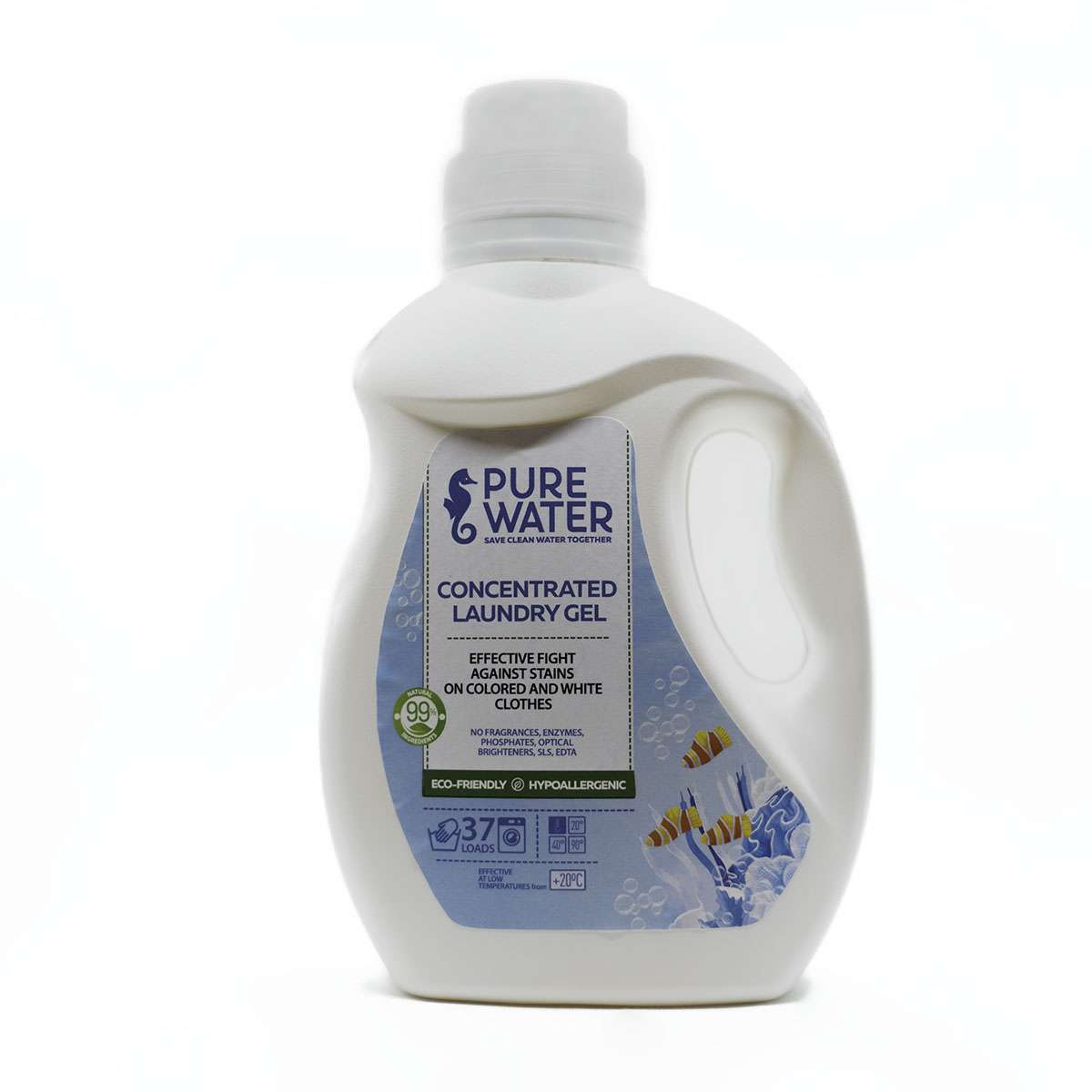 Concentrated laundry gel PURE WATER 1000 ml